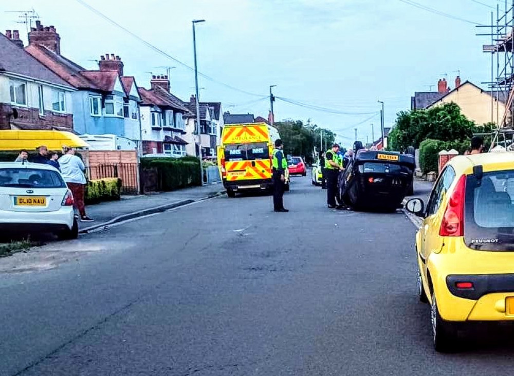 The incident on Gainsborough Road, happened at 9:34pm on Saturday 17 June - with emergency services rushing to the scene (Nub News).