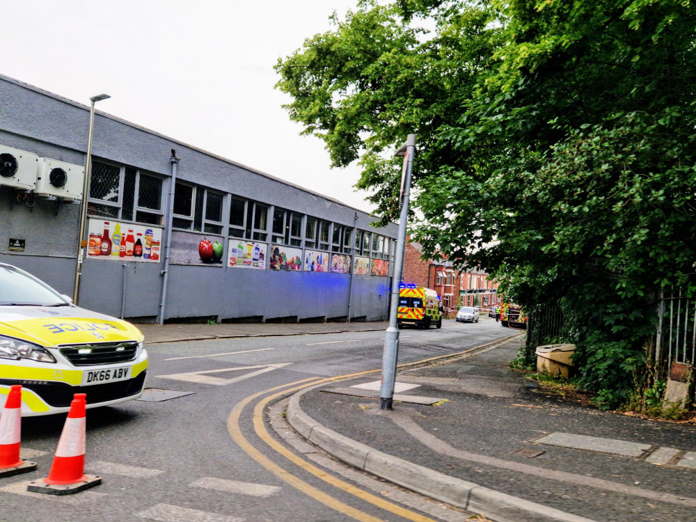 The incident on Electricity Street, happened at 3:57pm on Sunday 18 June - with Cheshire Police blocking off the road shortly after (Ryan Parker). 