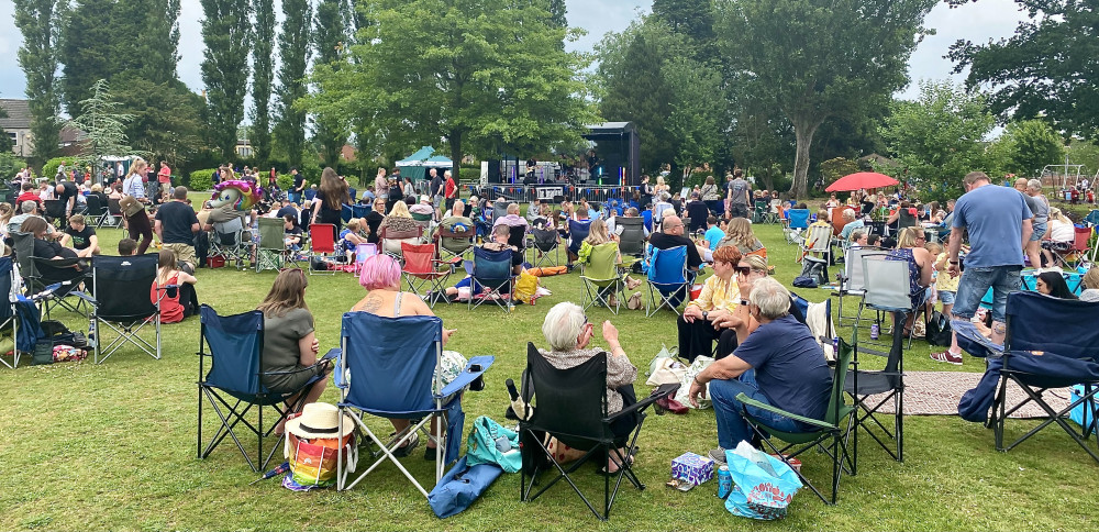 Around 2,500 people attended the free event in Coalville Park. Photos: Coalville Nub News