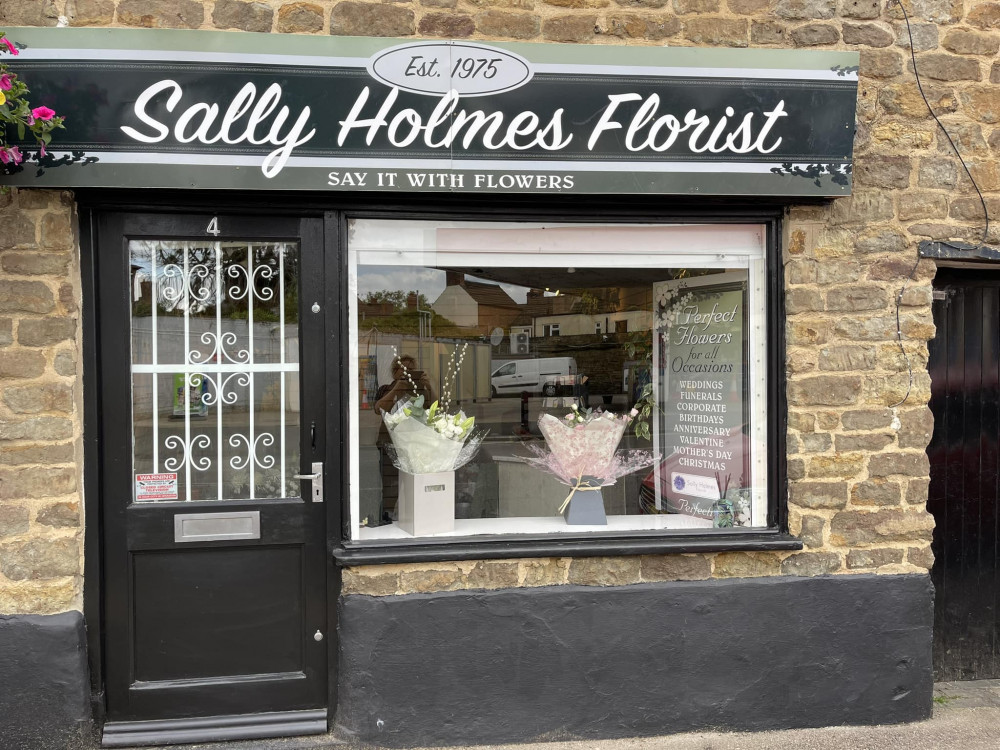 Sally Holmes Florist is now located at 4 Melton Road, Oakham, Rutland. Image credit: Sally Holmes Florist.