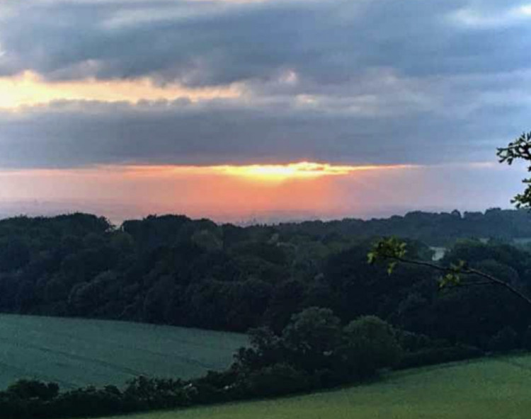 Sparky's Hitchin View: Some Thoughts on a Local Summer Solstice. PICTURE: Witnessing summer solstice in Deacon Hill. CREDIT: Sparky