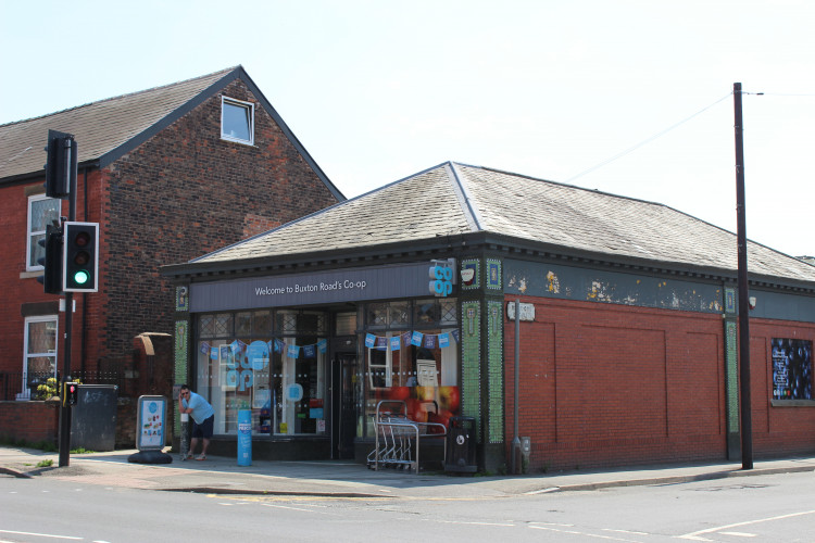 Buxton Road Co-op, pictured in Macclesfield earlier this month. (Image - Alexander Greensmith / Macclesfield Nub News) 