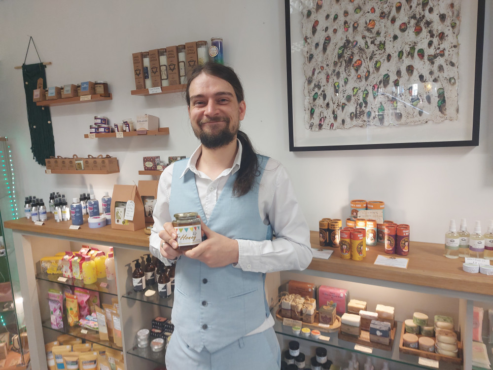 Zen Rebel Studios has super local honey 