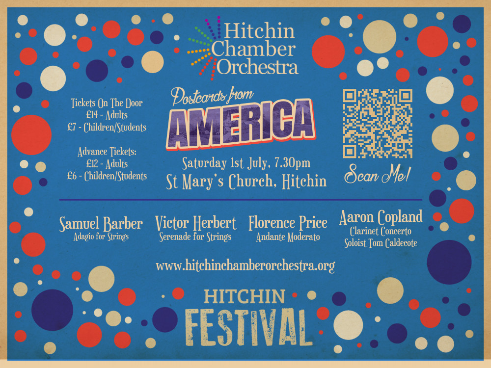 Postcards from America - Hitchin Chamber Orchestra 