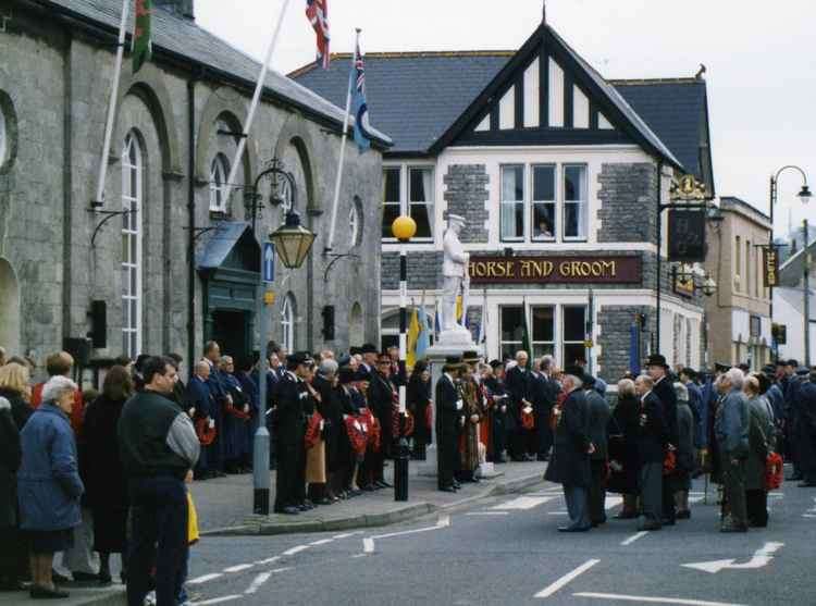 Remembrance Sunday in 2000 in Cowbridge