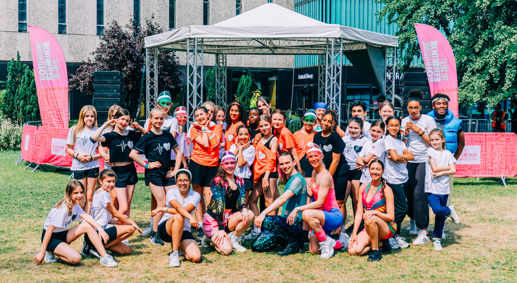 Smart Cells, a collaboration between Richmond dance group N-Rich Dance, and the borough's current Arts and Ideas Festival, shone at last weekend's Great Exhibition Road Festival (Credit: Luke Toddfrey) 