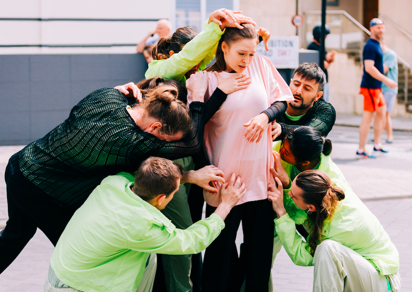 Smart Cells, a collaboration between Richmond dance group N-Rich Dance, and the borough's current Arts and Ideas Festival, shone at last weekend's Great Exhibition Road Festival (Credit: Luke Toddfrey) 