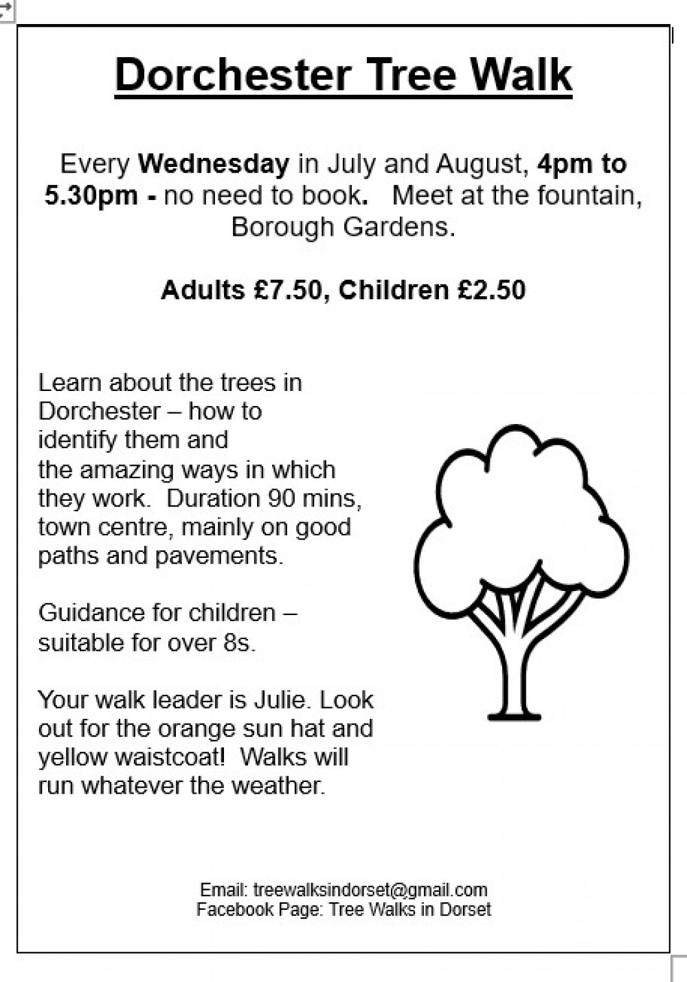 Dorchester Tree Walk