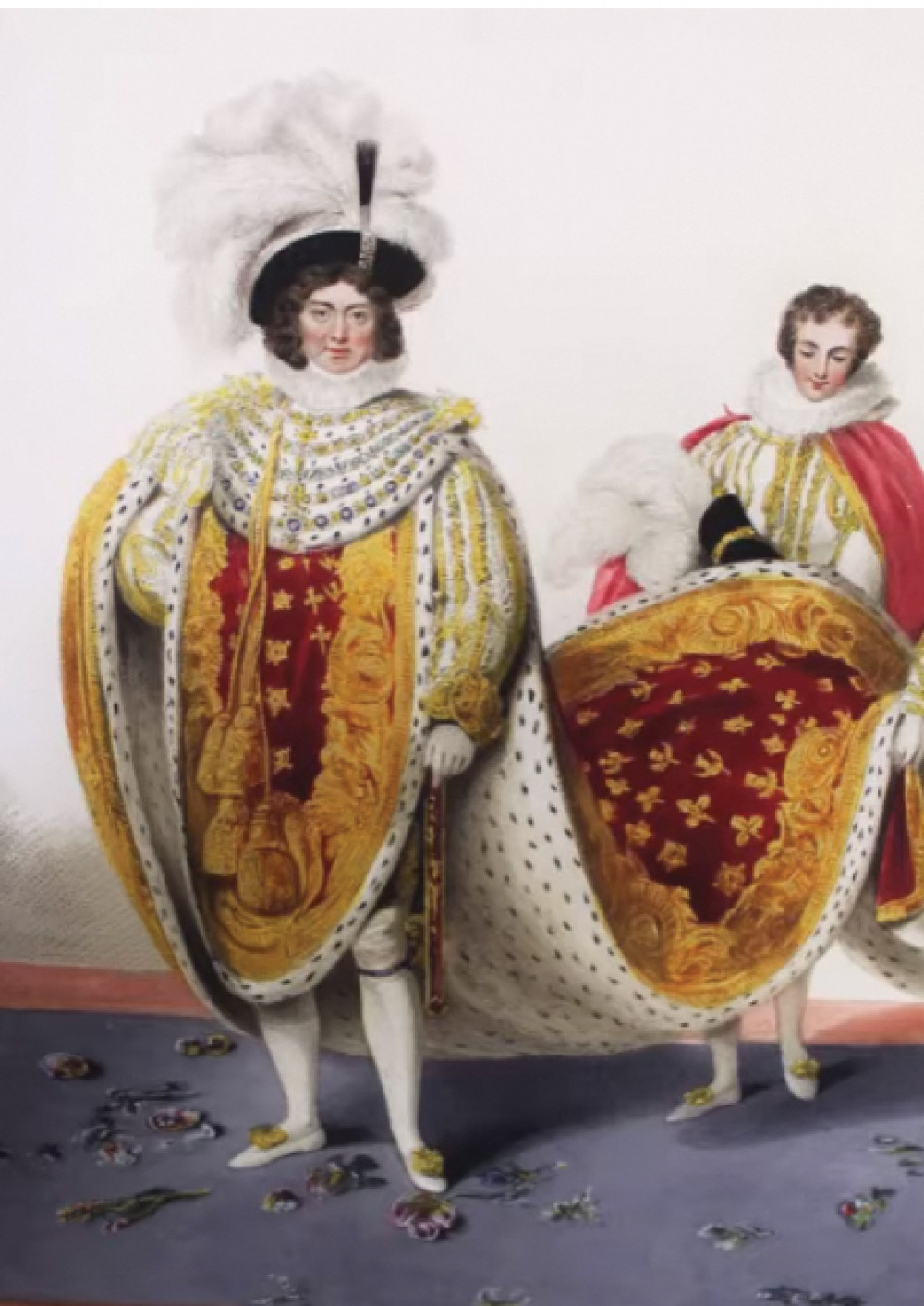 King George IV in his coronation robes.