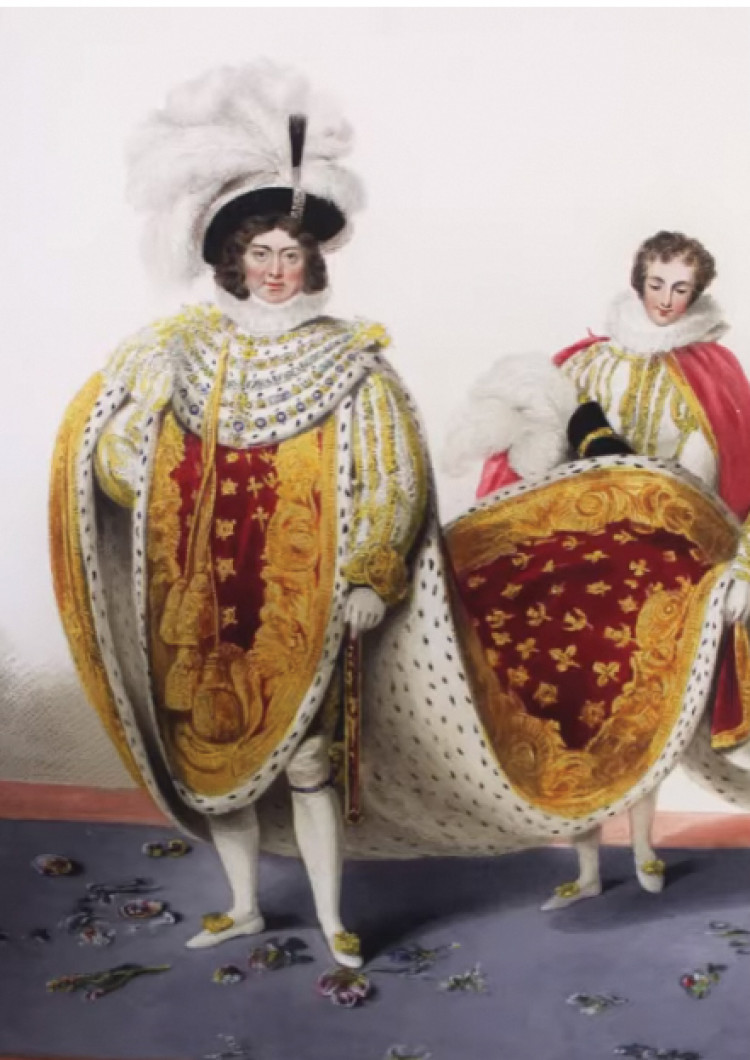 King George IV in his coronation robes.