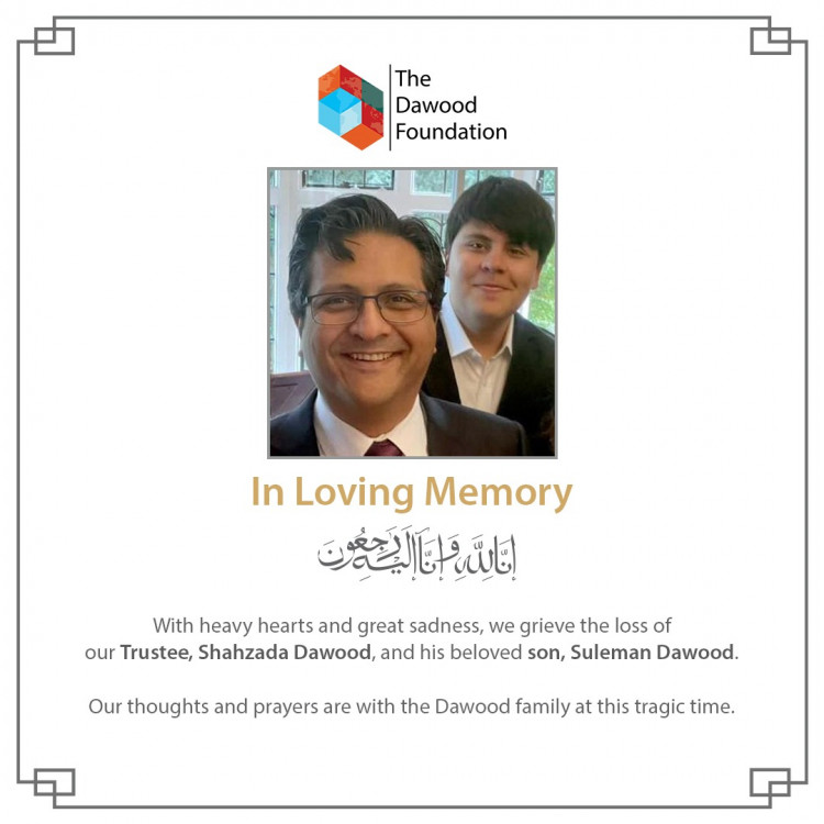 Surbiton residents Shahzada Dawood and Suleman Dawood were among five passengers who died onboard the missing Titan submersible (Credit: @Dawood Foundation)  