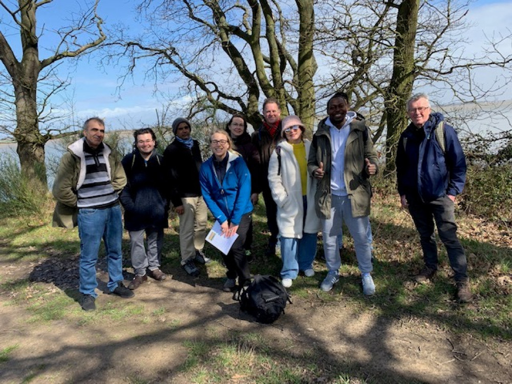 Refugees exploring Suffolk Coast and Heaths AONB