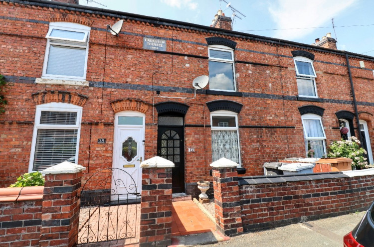 The newly decorated two-bedroom property on Hungerford Avenue, Crewe (Stephenson Browne).