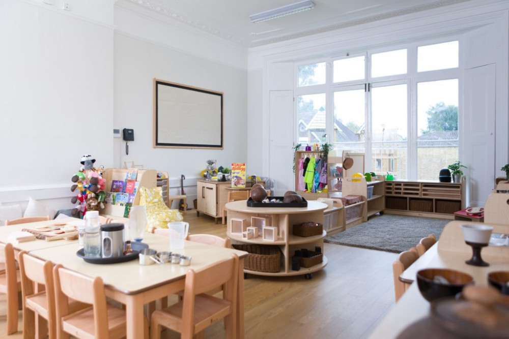 The Mall Nursery, located at 84 Hampton Road in Twickenham, is a vibrant, inspiring environment within a high-quality and purpose built setting which includes a large outdoor space for children to play and learn (Credit: Simon Whitehead Photography) 