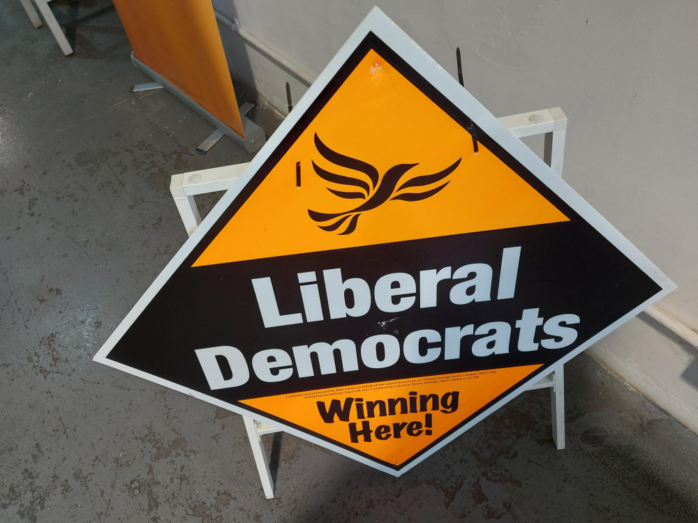 The Liberal Democrats have set up camp at Station Approach in Frome but the campaign has not got off to a good start