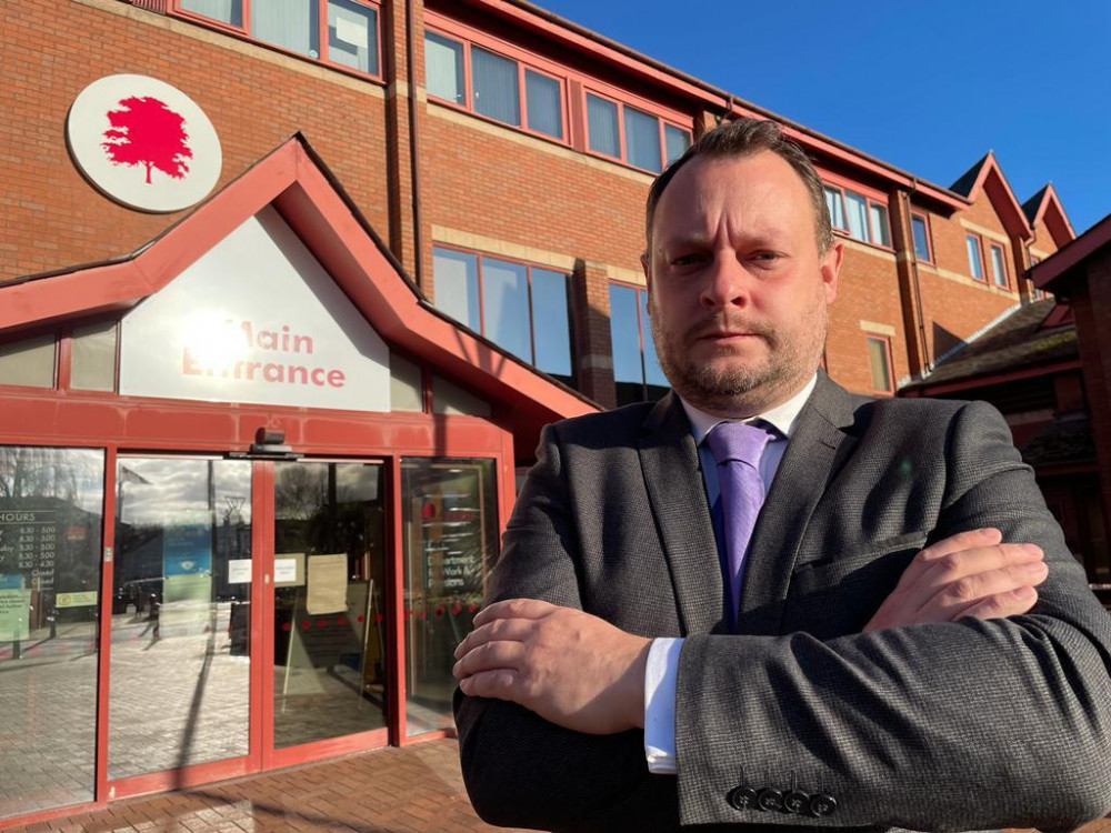 The leader of Ashfield District Council, Cllr Jason Zadrozny (pictured), has been charged with fraud, money laundering and possession of cocaine after a police investigation. Photo courtesy of LDRS.