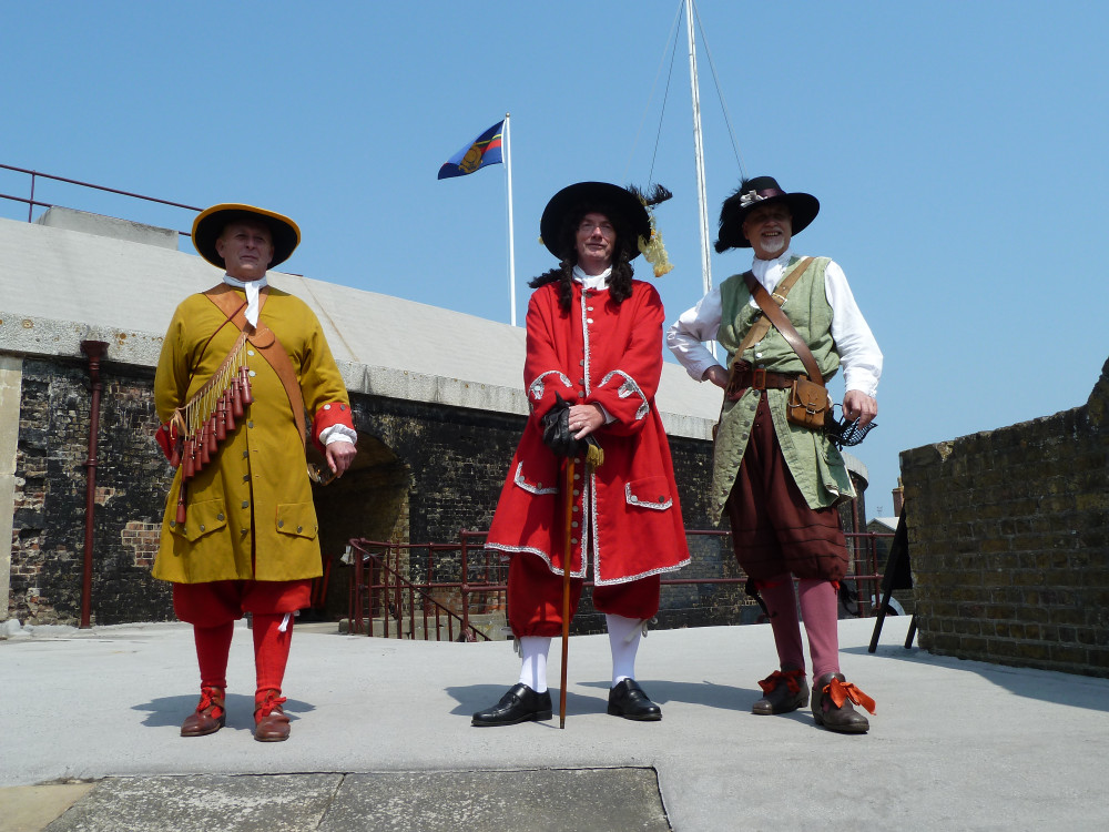 Landguard Fort historians (Picture: Landguard Trust)