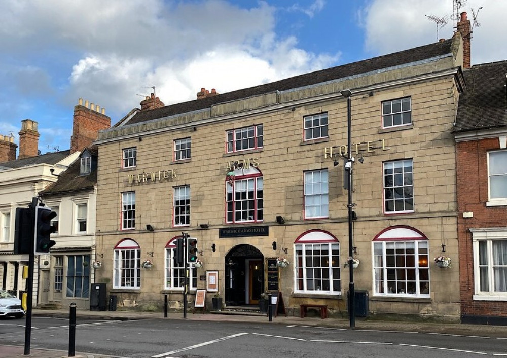 Warwick Arms Hotel has been welcoming visitors since it was first established in 1591 as a coaching inn (image by Robin Stott)