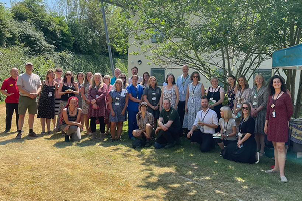 Some of the staff at Frome Medical Practice, who enjoyed a celebration lunch as part of the recent health and wellbeing week. 