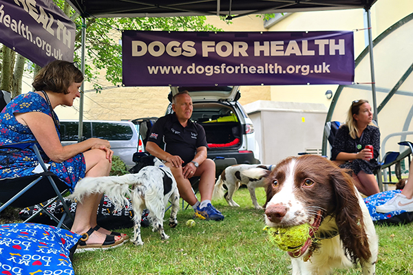 Dogs For Health were welcomed to the practice as part of health and wellbeing week. 