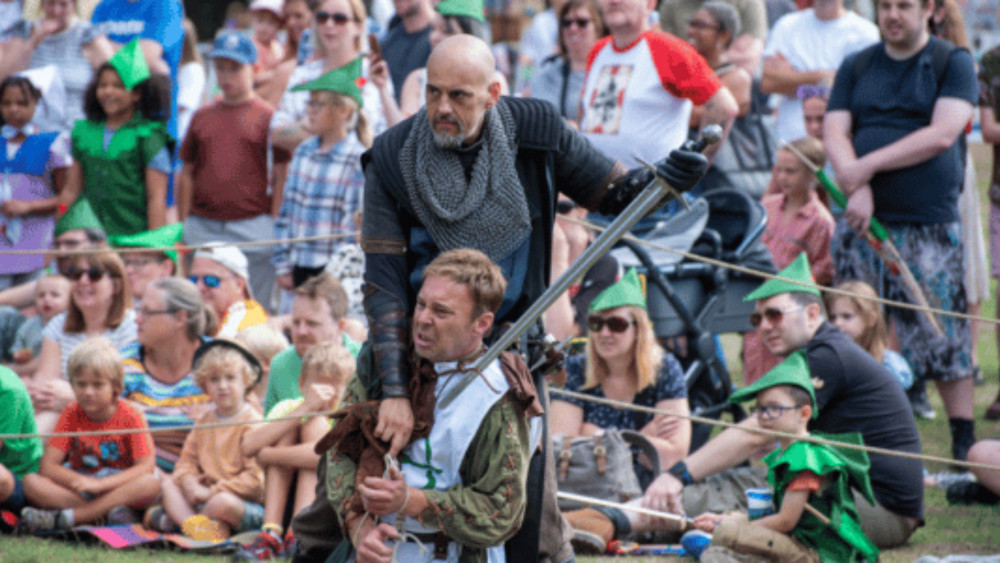 Nottinghamshire Day will be celebrated as part of the annual Robin Hood Festival at Sherwood Forest on Saturday 26 August. Photo courtesy of Nottinghamshire County Council.