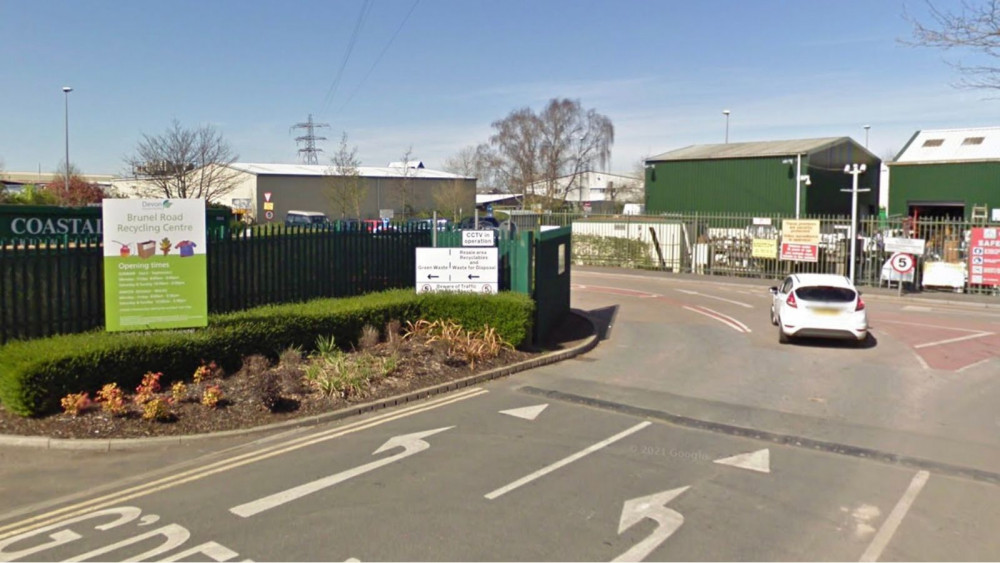 Brunel Road Recycling Centre (Google Maps)