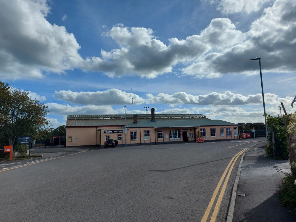 Frome Station is served by South Western Railway trains and GWR