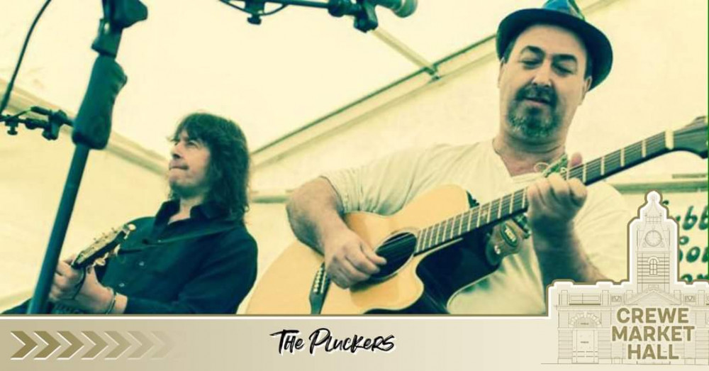 The Pluckers are performing live at Crewe Market Hall on Saturday 1 July. 