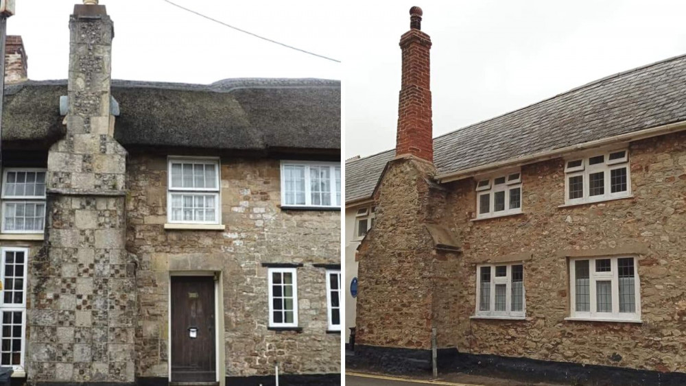 Examples of early houses in Sidmouth (Graham Symington)