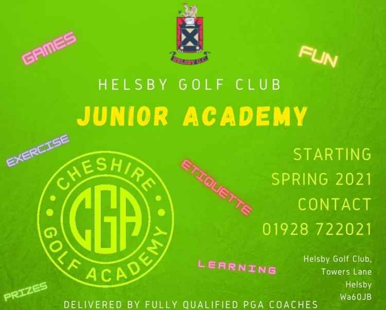 Helsby Golf Club junior academy