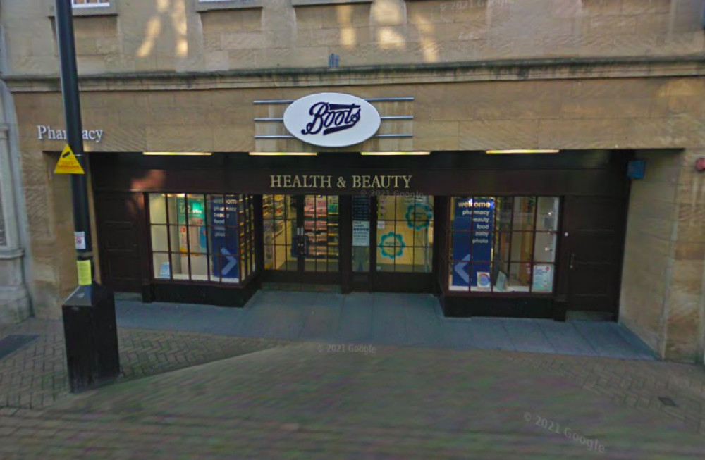 Boots in Stamford is located at 66 High Street, and it reminds unconfirmed if the store will remain open. Image credit: Google Maps screenshot. 