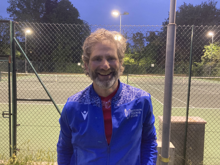 Hitchin Tennis Club’s fourth team successful captain Jon Harris. CREDIT: Hitchin Tennis Club 