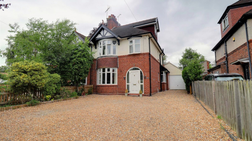 The period four-bedroom property on Wellington Road, Nantwich (Stephenson Browne).