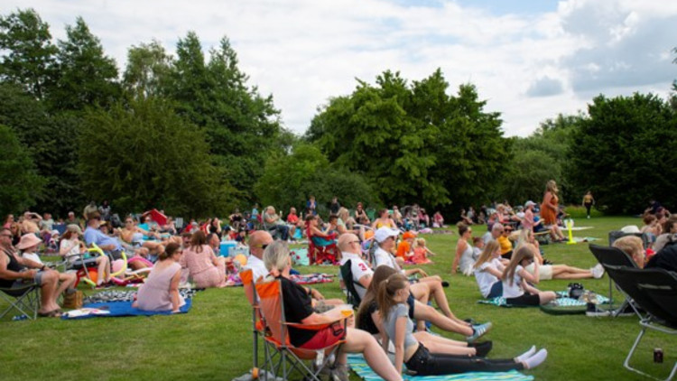 Hundreds of residents took to Selston Country Park last Saturday (24 June) for Ashfield District Council’s free open-air cinema day. Photo courtesy of Ashfield District Council.