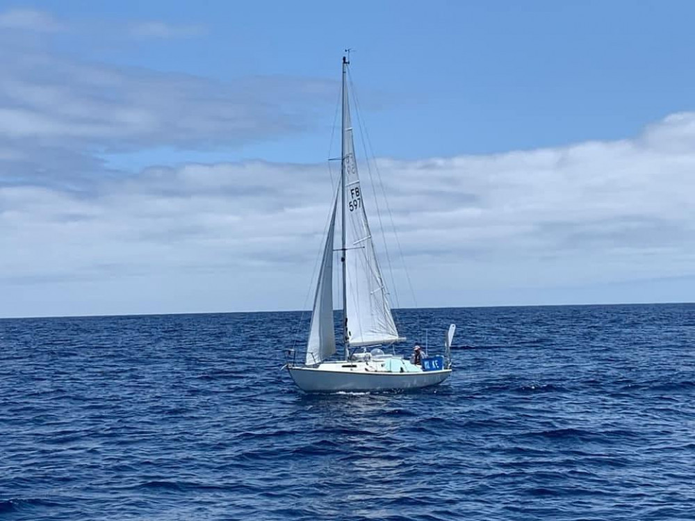 The Minke yacht that had been missing for over a week. (Image: SWNS)