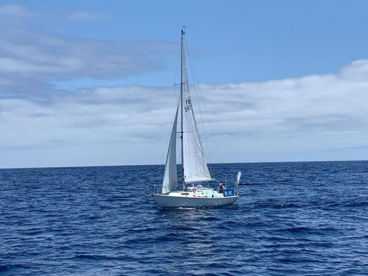 The Minke yacht that had been missing for over a week. (Image: SWNS)