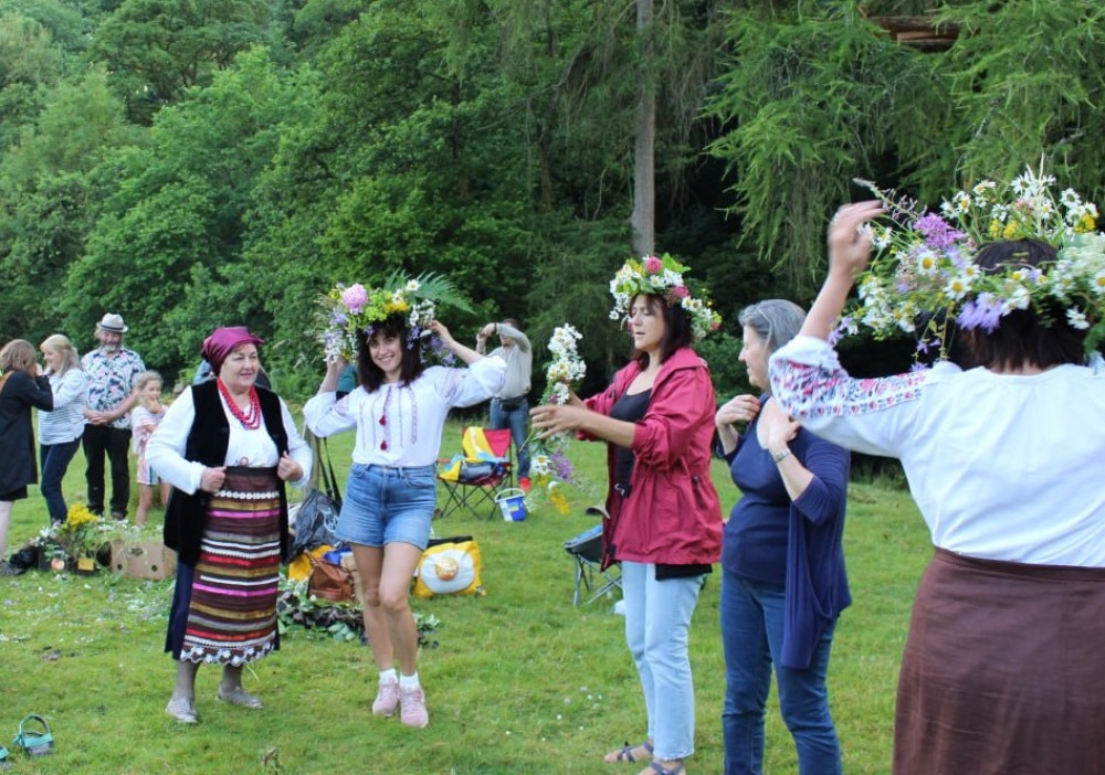 Local farmers very kindly let the fields be used to honour ancient Ukrainian traditions. (Image - Tori Chaika) 