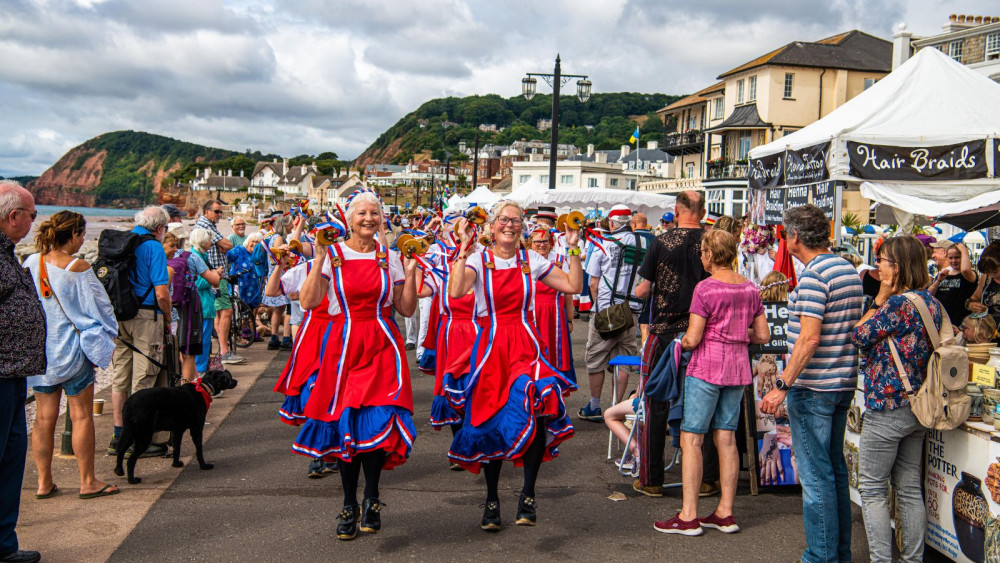 Sidmouth Steppers on seafront (Kyle Baker Photography)