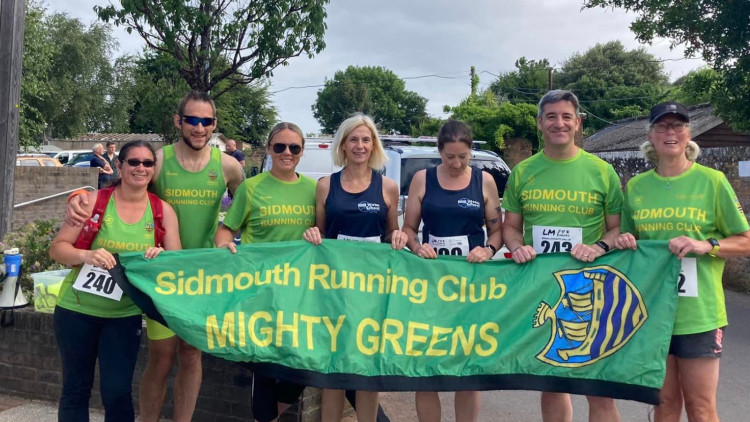 The MG line up at Balmy Bicton 10k (SRC)