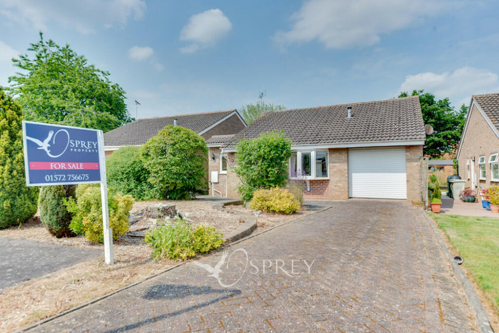 View a newly listed property located on Avon Close, Oakham. Image credit: Osprey. 