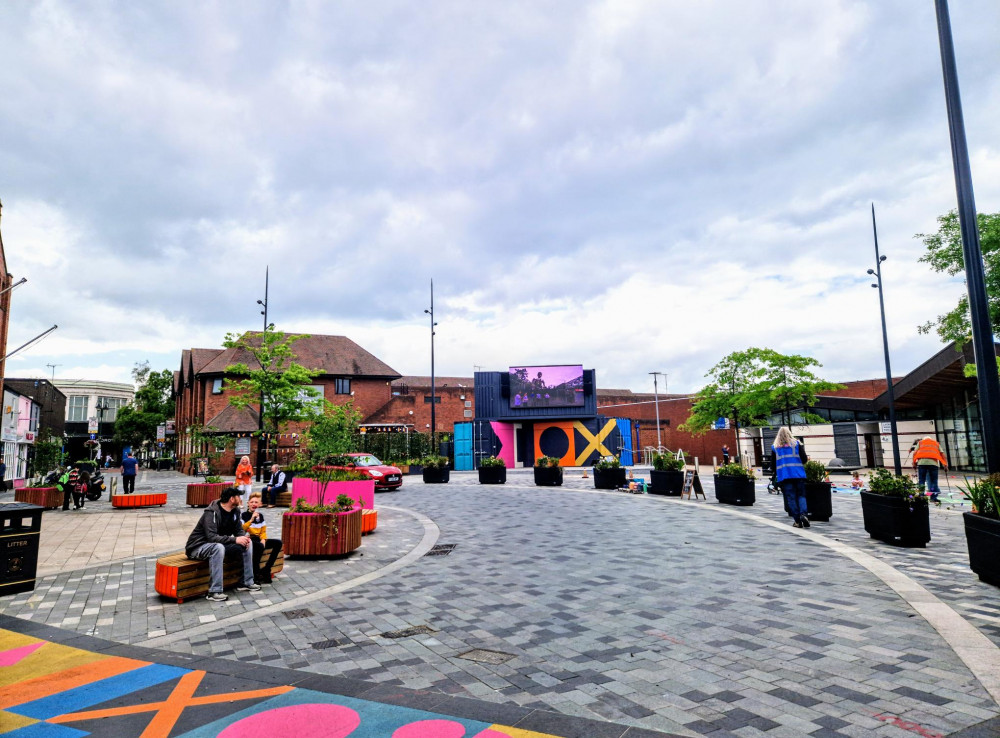 Crewe Pride will take place in the town centre's newly-developed LY2 events and performance space, Lyceum Square, on Saturday 8 July (Ryan Parker).