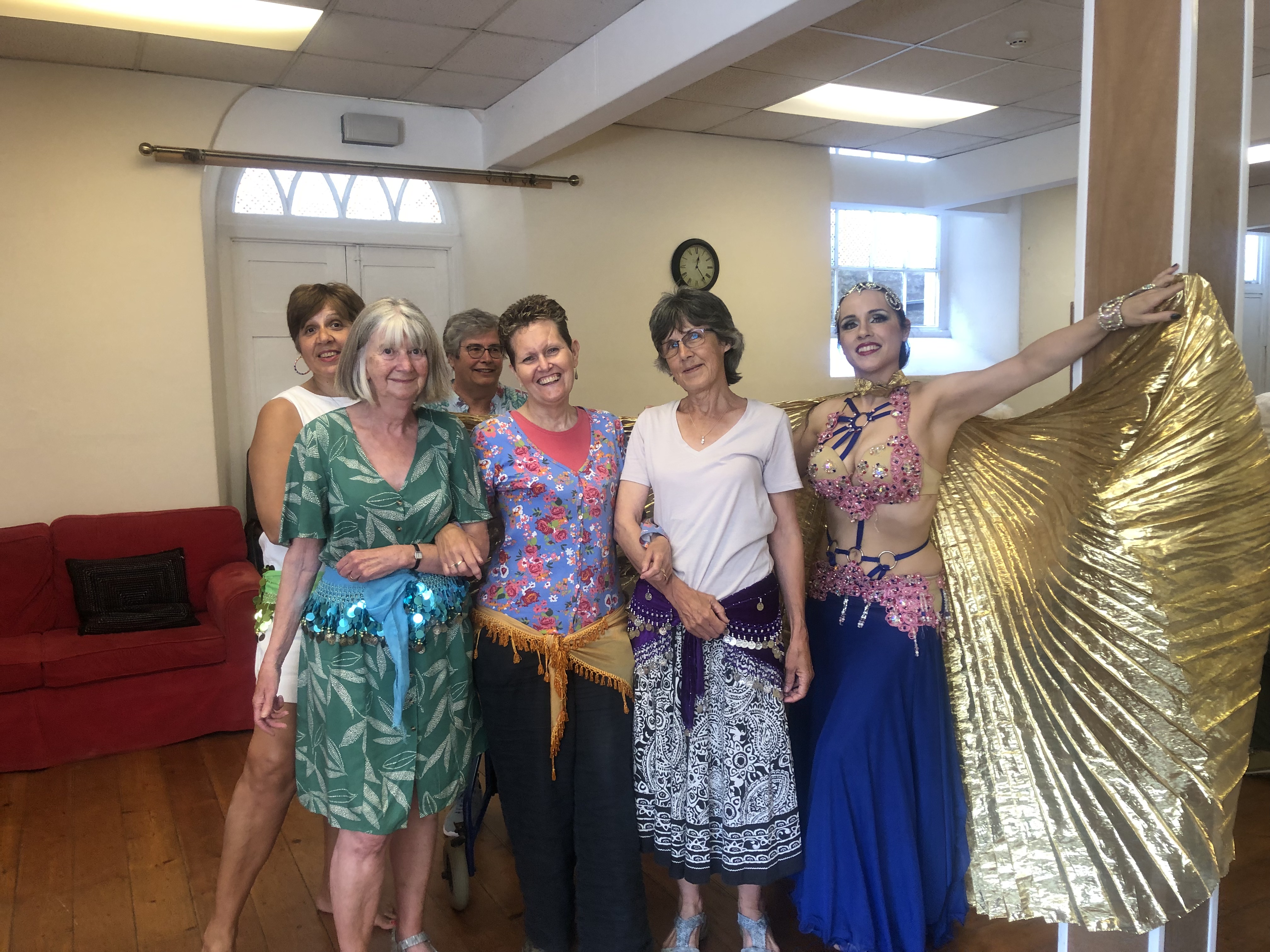 Bellydancing fun at our June session!