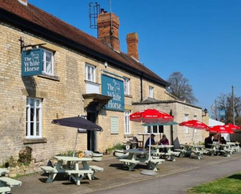 The Empingham-based pub, The White Horse, is being taken over by seasoned local landlords. Image credit: The White Horse. 