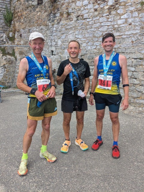 Rob Collier (3rd), Matt Clist (4th) and Rich Hardy (2nd) 