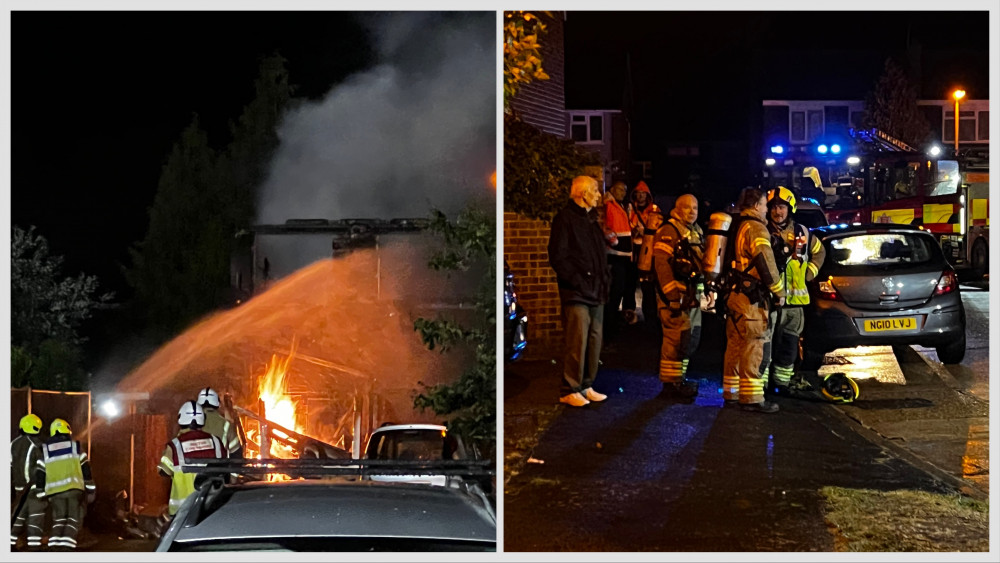 Nub News was live at the scene of a house fire in Heybridge on Tuesday evening. (Photos: Ben Shahrabi)