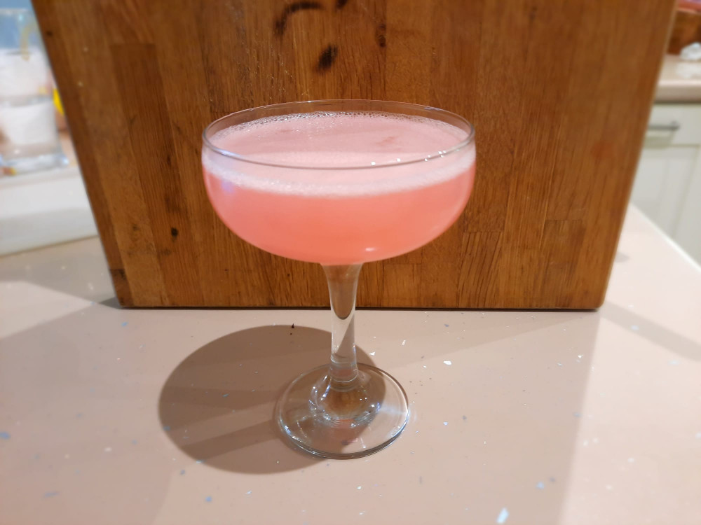 A 'pretty in pink' fruity Grapefruit and Cranberry Martini. Image credit: Josh Tooley.