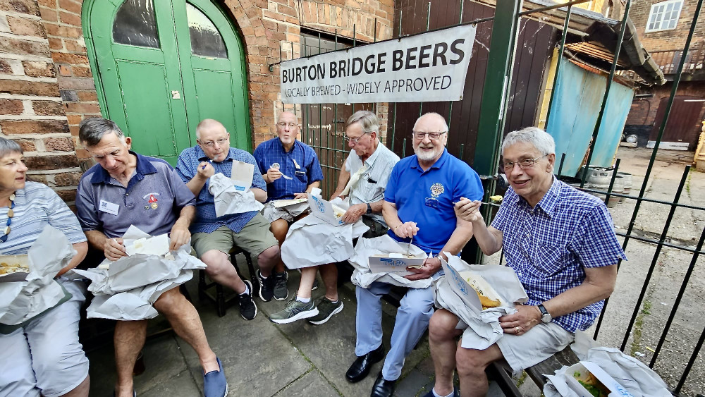 The visitors from South Africa were given a tour of the area by local Rotary club members. All Photos: Ashby Castle Rotary Club