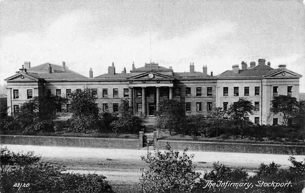 From humble beginnings, Stockport's infirmary was completed in 1833 (Image - Stockport Heritage Trust)