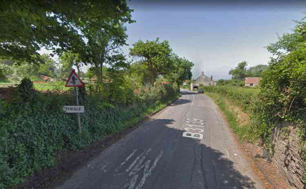 The B3139 Wells Road through Theale - see today's mobile speed camera locations (Photo: Google Street View)
