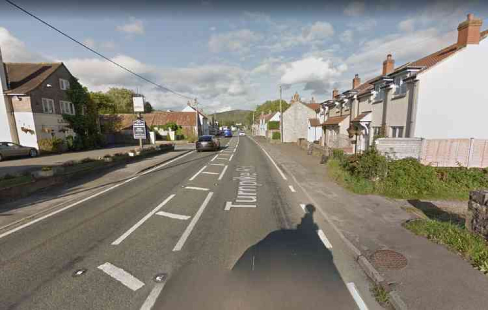 The A38 through Lower Weare - see today's mobile speed camera locations (Photo: Google Street View)